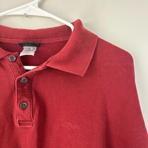 Patagonia Red long sleeve Polo